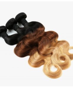 Tissages tricolore légèrement ondulés Qualité Remy Hair 100% naturel !