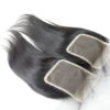 Top closure lisse - 4x4 - 100% naturel - Qualité Remy Hair